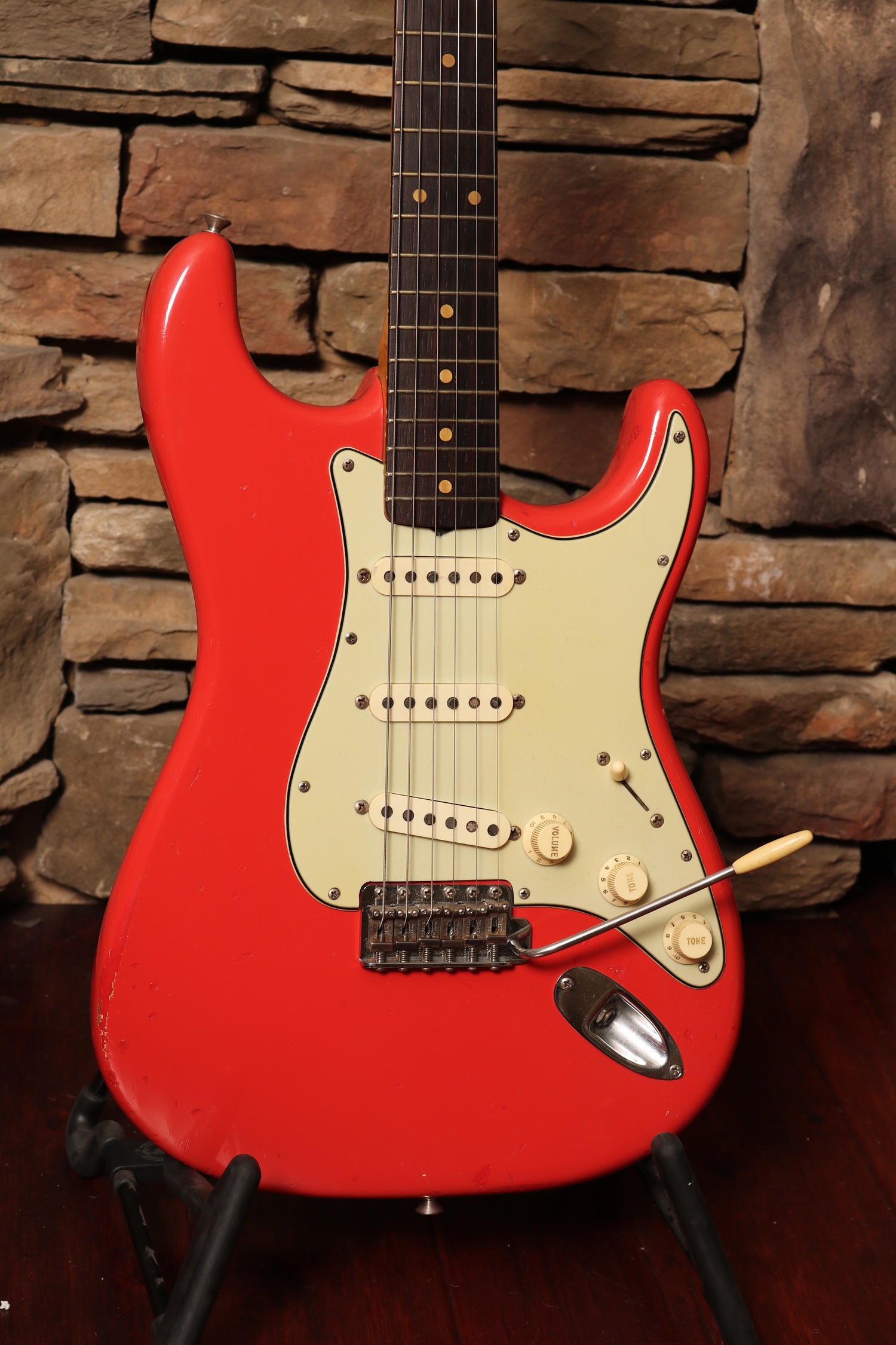 1962 Fender Stratocaster, Very Rare Fiesta Red Finish | Garys Classic ...