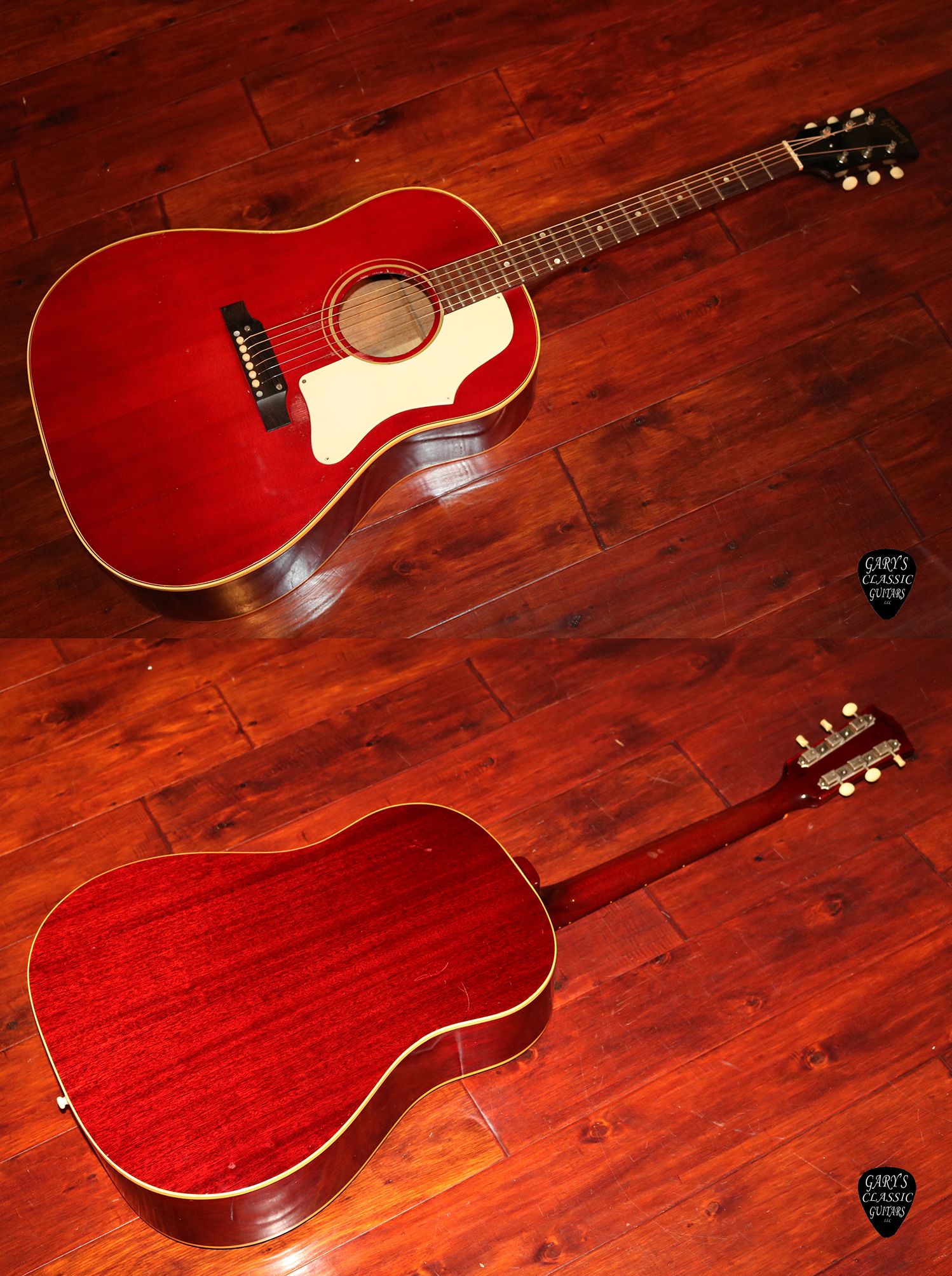 1968 Gibson J-45 Cherry Red | Garys Classic Guitars & Vintage