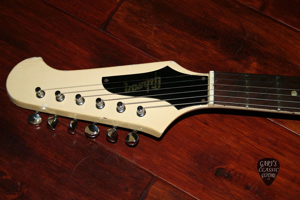 1966 Gibson Firebird III, Rare Polaris White | Garys Classic Guitars ...